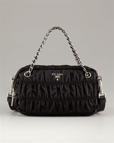 prada nylon bags outlet|prada ruched nylon bag.